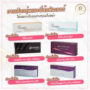 การเลือก ฉีดฟิลเลอร์