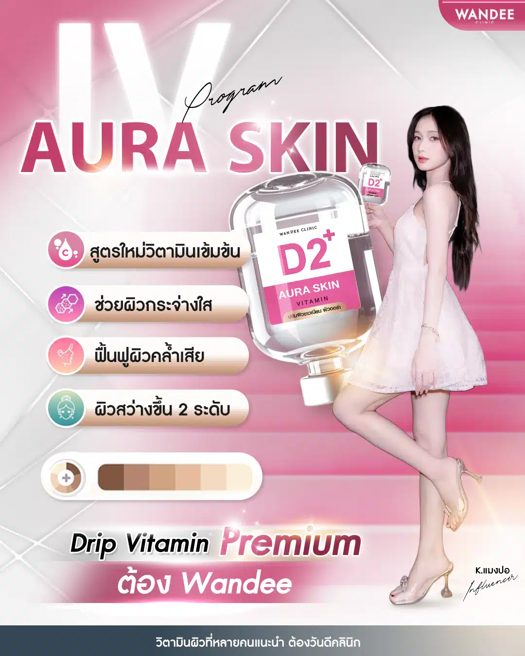 รีวิว ดริปผิว Wandee Clinic