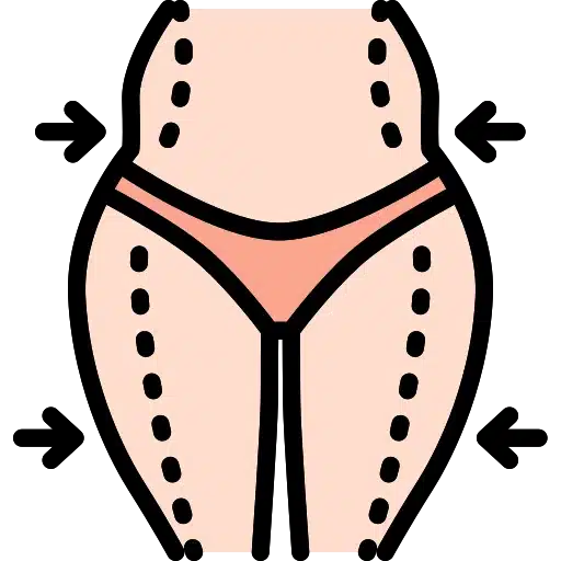 บริเวณที่นิยมทำ Pandora Lipolysis