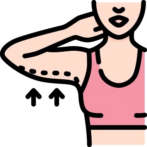 บริเวณที่นิยมทำ Pandora Lipolysis