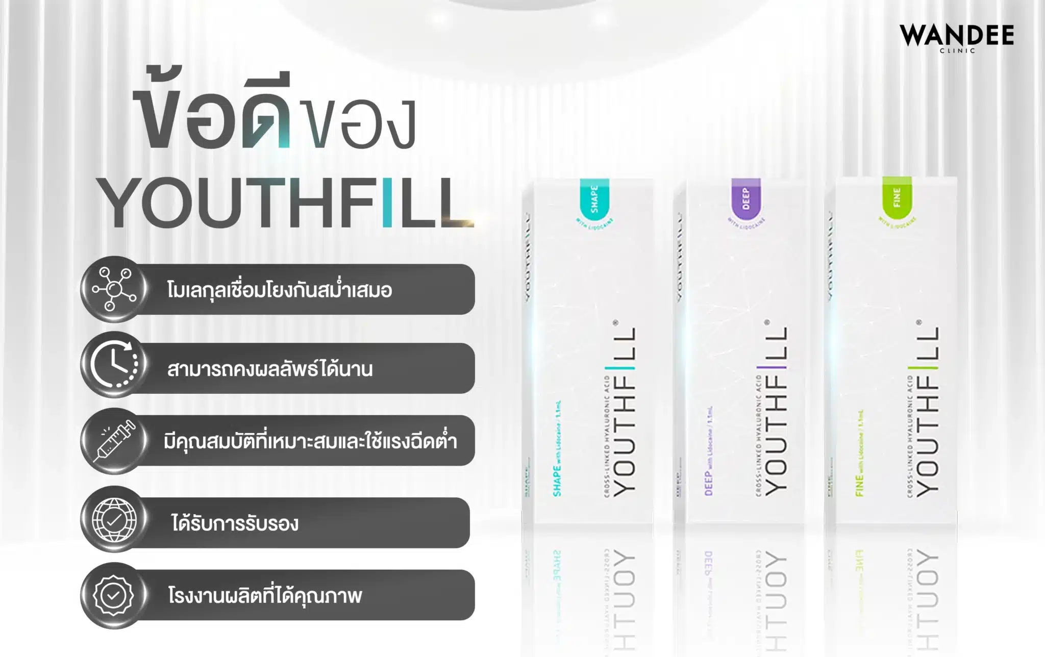 ข้อดีของ Youthfill Filler