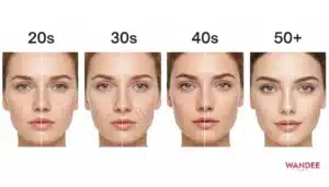 ฟิลเลอร์เหมาะกับคนอายุเท่าไหร่ เปรียบเทียบการเปลี่ยนแปลงของสภาพผิวและโครงสร้างใบหน้าตามช่วงวัย