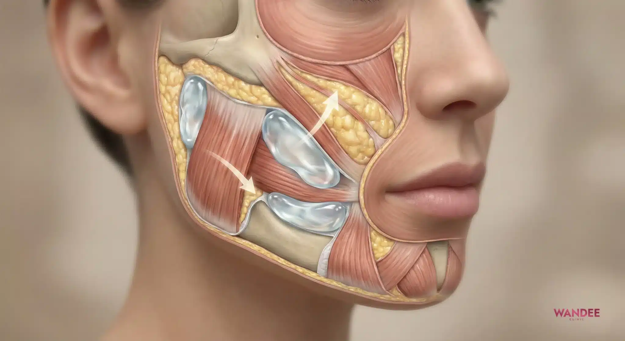 ภาพสามมิติแสดงผลของค่า G Prime ต่อการยกพยุงโครงหน้า