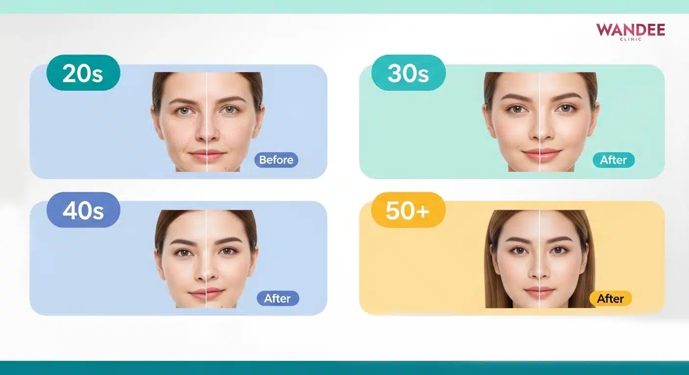 การประเมินความเหมาะสมของการฉีดฟิลเลอร์โดยแพทย์ พิจารณาจากสภาพผิวและโครงสร้างใบหน้า ไม่ใช่อายุเพียงอย่างเดียว