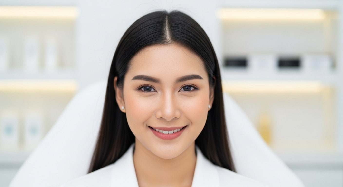 คนที่ยิ้มแล้วมีรอยหางตาชัดแต่ยังไม่ลึกมาก มักเหมาะกับโบท็อกซ์หางตา