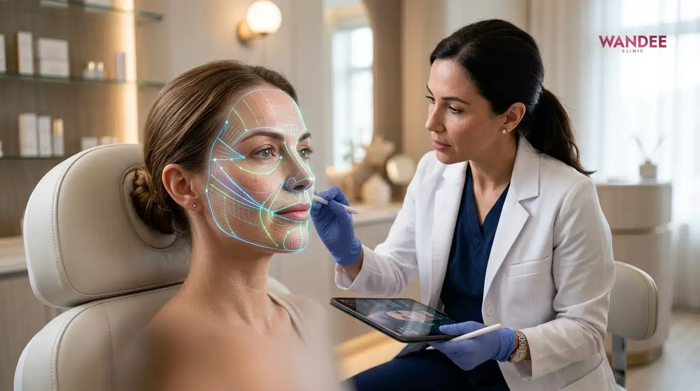 การวางแผนฉีดฟิลเลอร์ตามโครงหน้าโดยแพทย์