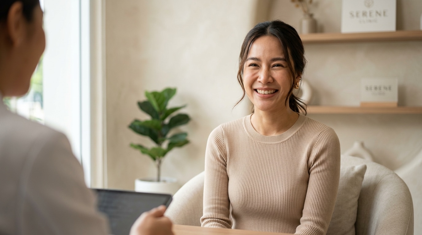 จมูกที่บานชัดเวลายิ้มมักเป็นกลุ่มที่เห็นผลจากโบท็อกปีกจมูกได้ดีกว่า