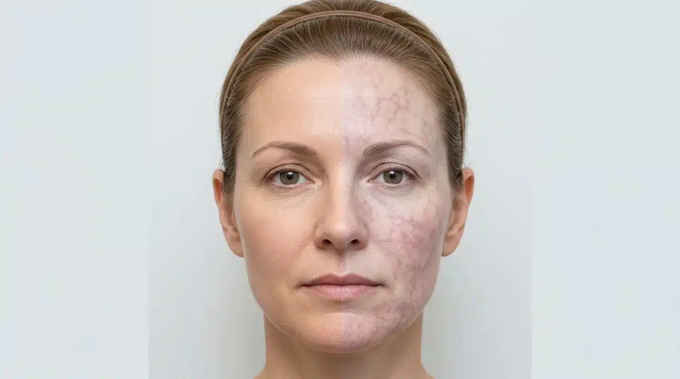 ตัวอย่างสีผิวผิดปกติที่อาจเกิดเมื่อเลือดไปเลี้ยงผิวไม่เพียงพอหลังฉีดฟิลเลอร์