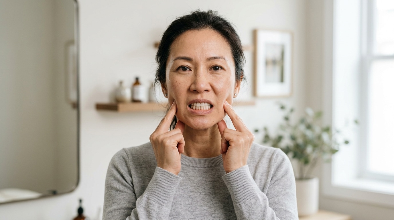 การคลำกล้ามเนื้อกรามขณะกัดฟันช่วยเช็กเบื้องต้นได้ว่ากรามใหญ่จากกล้ามเนื้อหรือไม่