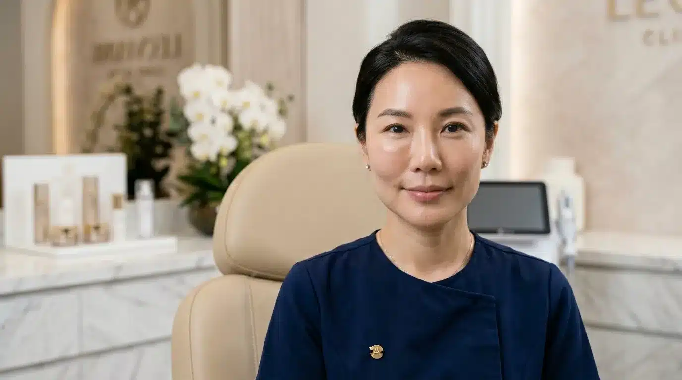 ภาพสื่อความแตกต่างระหว่างฟิลเลอร์และ HIFU โดยฝั่งหนึ่งเน้นการเติมวอลลุ่มและอีกฝั่งเน้นความกระชับของกรอบหน้า