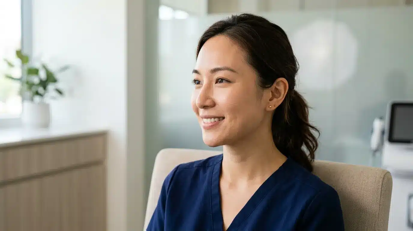 น้าผากที่ดูละมุนช่วยให้สัดส่วนใบหน้าโดยรวมสมดุลขึ้น