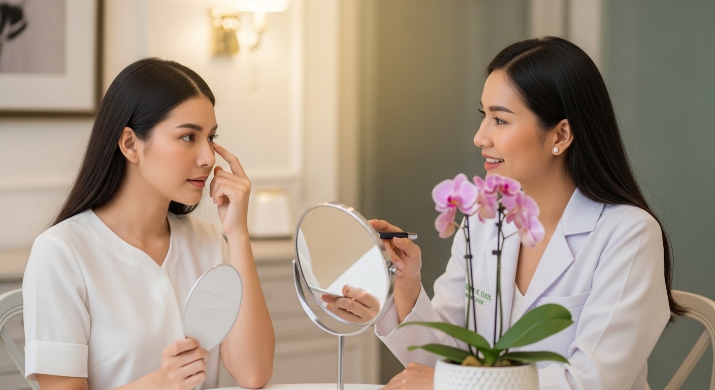 ก่อนฉีดโบท็อกซ์หางตาควรปรึกษาแพทย์เรื่องชนิดของรอยและความคาดหวัง