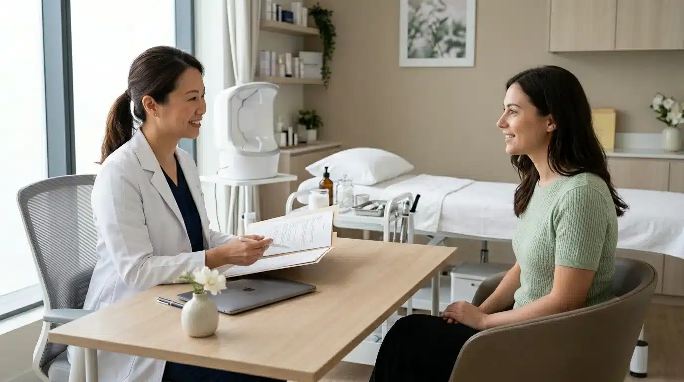 บรรยากาศการดูแลคนไข้เมื่อมีภาวะแทรกซ้อนจากฟิลเลอร์ในคลินิก