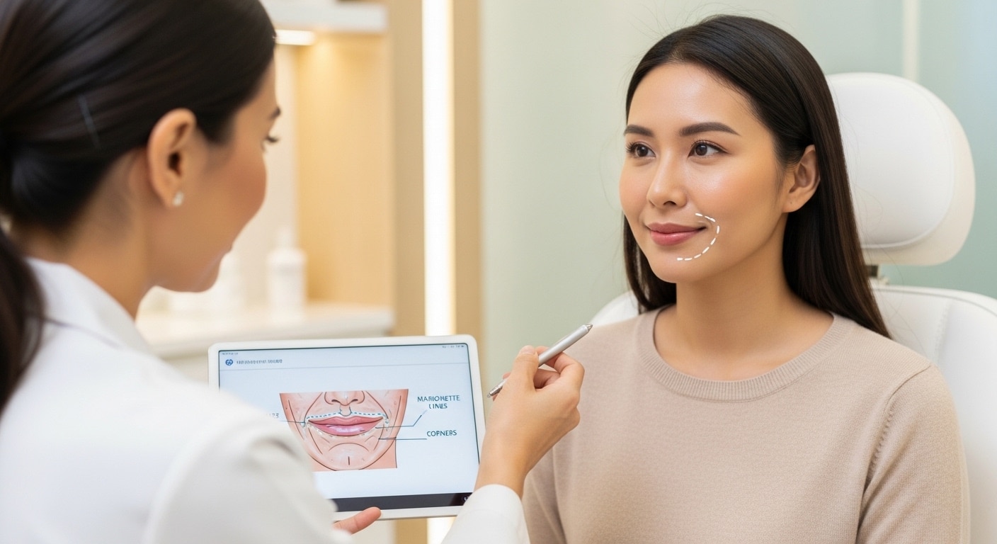 ในบางเคสฟิลเลอร์ช่วยให้ร่องน้ำหมากดูตื้นขึ้นได้หลังประเมินอย่างเหมาะสม