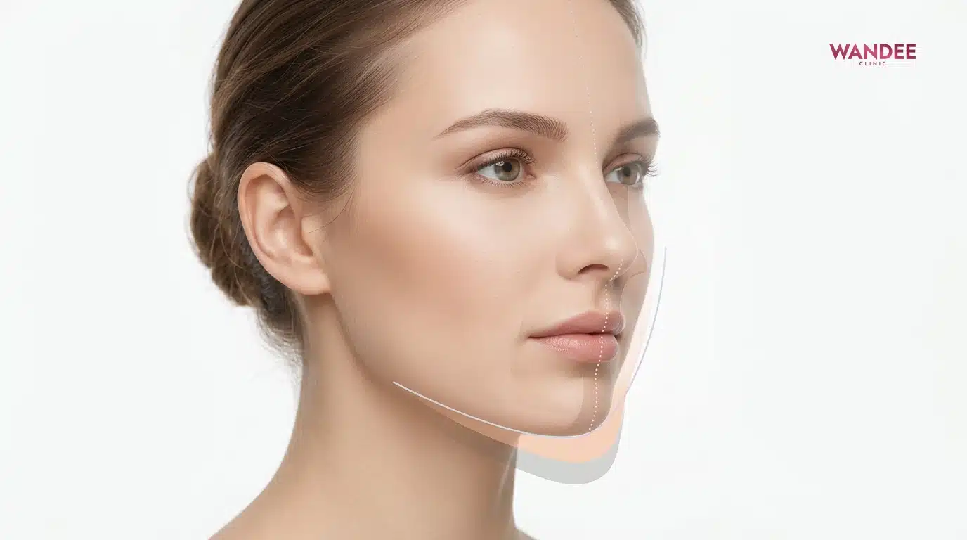 ภาพปกสื่อแนวคิดว่าปริมาณฟิลเลอร์คางต้องประเมินจากสัดส่วนใบหน้า ไม่ใช่ดูจำนวนซีซีอย่างเดียว