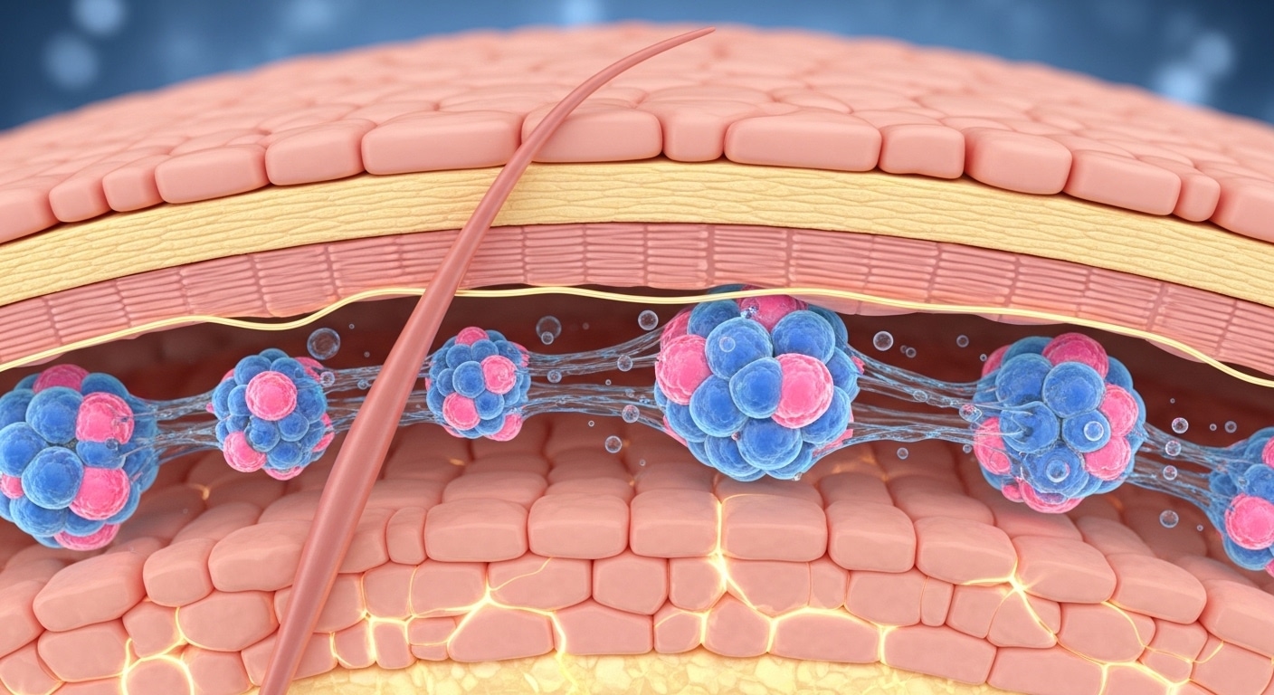 กลไกการอุ้มน้ำของสารฟิลเลอร์ใต้ชั้นผิวและการตอบสนองต่ออาหาร