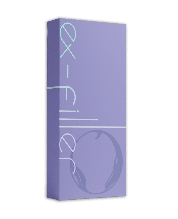 Exquiller Implant (สีม่วง)เป็นรุ่นที่มีความแข็งมากที่สุดในรุ่น มีความหนาแน่นสูง และสามารถคงรูปได้สูง