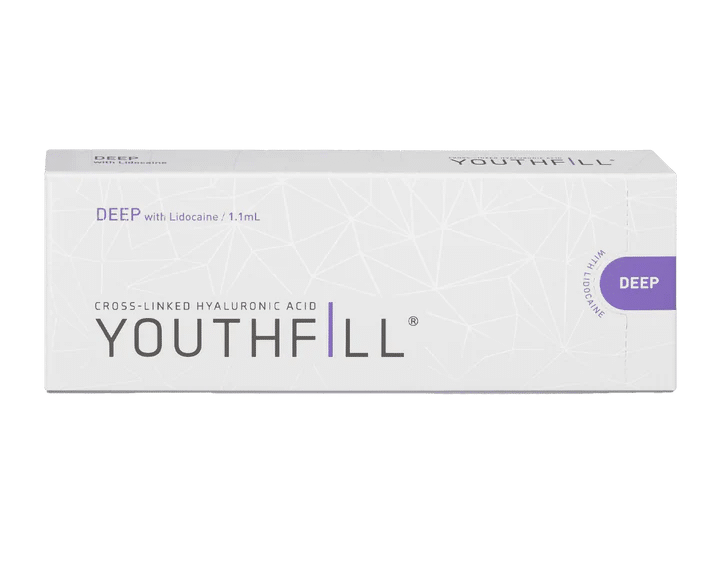 Youthfill รุ่น Deep เป็นรุ่นที่มีความแข็งในระดับปานกลาง ไม่แข็งหรือไม่เหลวจนเกินไป จึงเหมาะสำหรับเติมเต็มบริเวณชั้นไขมันลึก